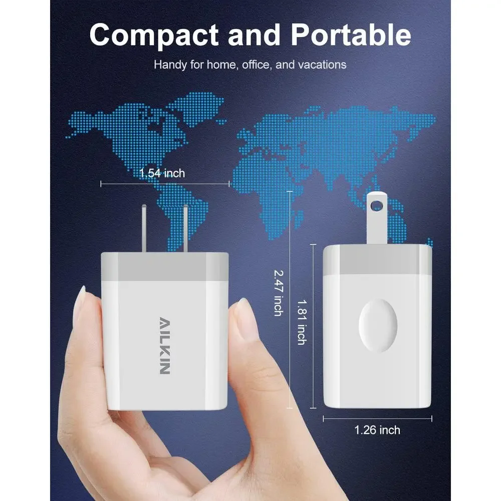 Ailkin USB-C PD 20W Power Adapter - White